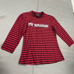 Vixen By Micheline Pitt Pet Sematary Striped Top